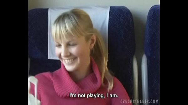 Czech Streets Blonde Girl In Train XBanny